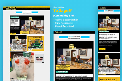 Ya Jagoff Community Blog Wordpress Website