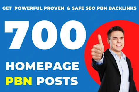 Give  700+ premium WEB2.0 PBN backlink with High Da