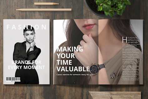 Magazine Layout Design..