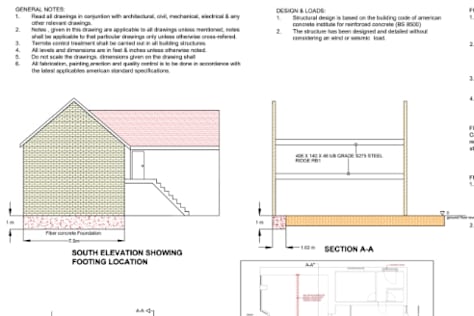 Analysis of Gable End wall Foundation