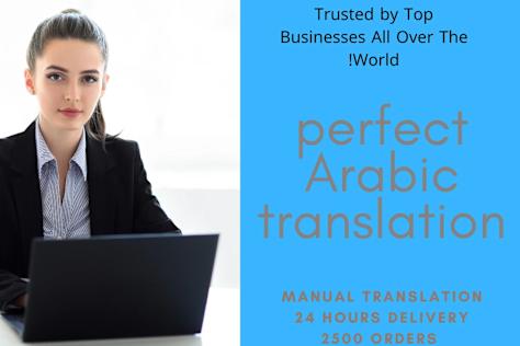 Translation & Editing Needed From English to Arabic for