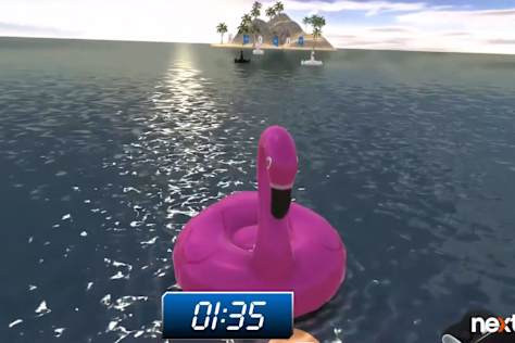 Virtual reality paddle