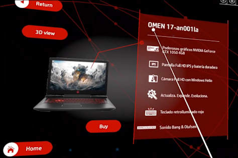 Virtual reality HP store