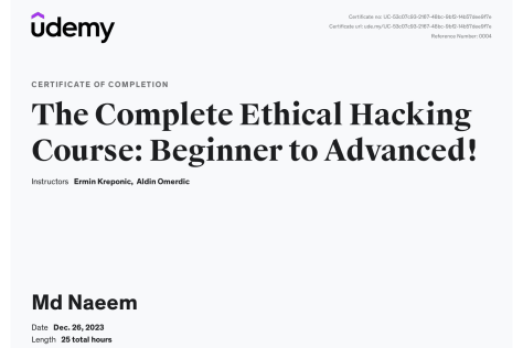 The Complete Ethical Hacking Course:Beginner - Advanced