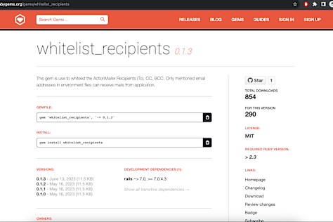 Whitelist Recipient