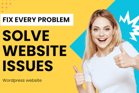 fix every prolem in wordpress website
