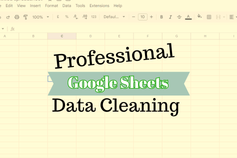 Manual Google Sheet Data Cleaning