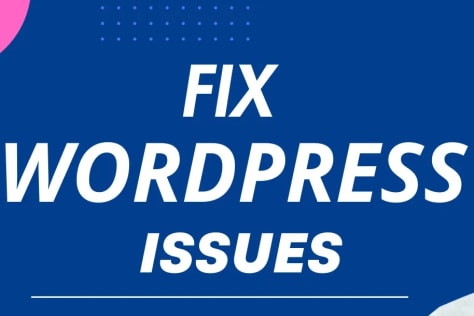Fix wordpress issues, errors, bugs, css, provide wp