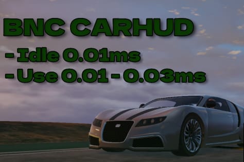 Car hud for any servers