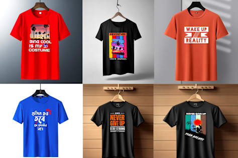 Eye Catchy T-shirt with Premium Quality design Templat