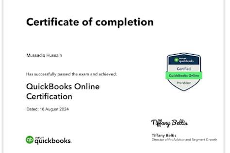 QBO Pro Advisor Certification