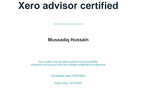 Certified Xero Advisor
