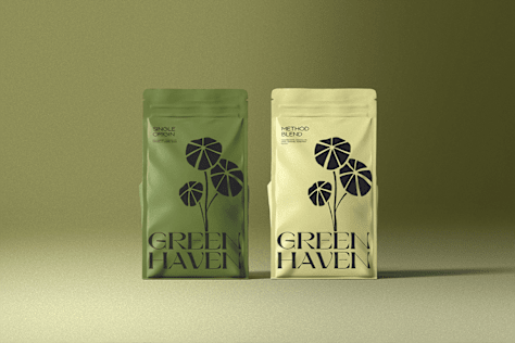 Cafe Branding - Green Haven