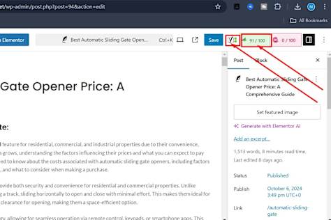 On-Page SEO for a website