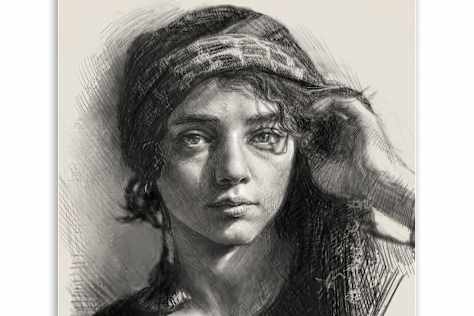 Digital Pencil Portrait