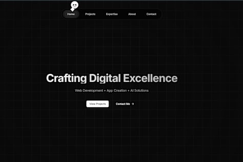 Portfolio landing page