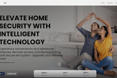 A modern, responsive website for IQ7