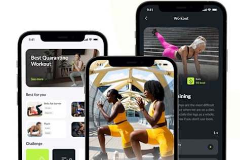 Flutter Fitness App UI