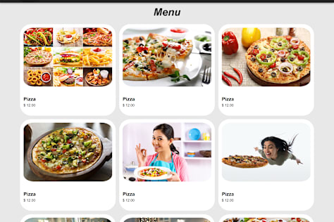 pizza webapp