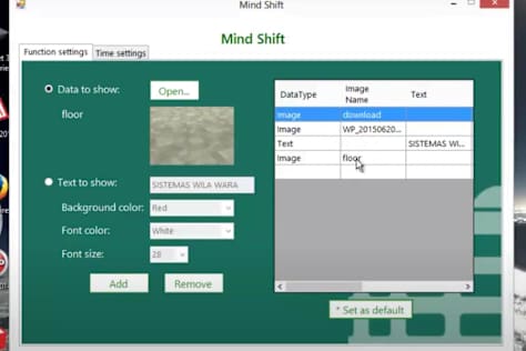 'Mind Shift' PoC Software for psychological treatment