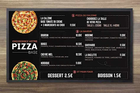 Digital Menu Design