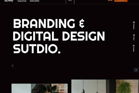 Website Design for a Design Studio