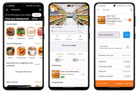 Food Delivery Ecommerce APP
