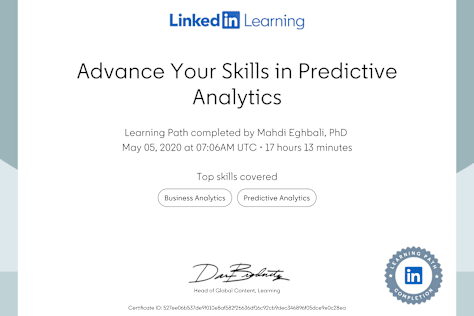 Advance Your Skills in Predictive Analytics