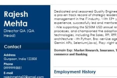 Professional History path