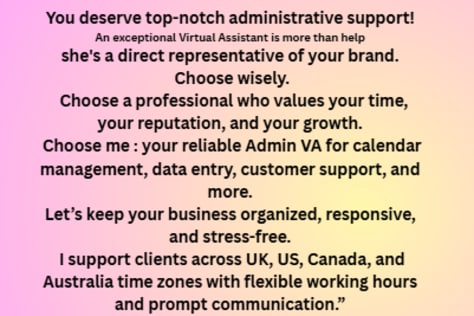 My Admin VA Portfolio