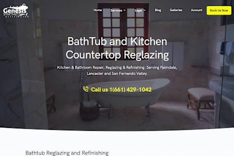 Genesis BathTub and Kitchen Countertop Reglazing