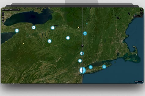 Clustering on the map