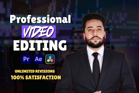 I will do professional video editing in 24 hours