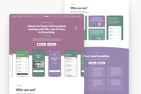 Mila - Education app (bubble)