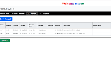 SAP B1 System (Web App + Service Layer Integration