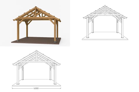 Architectural Drawings for Vehicle park