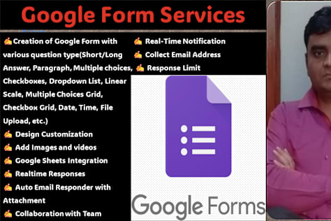 Professional Google Forms Developer 100% Accuracy