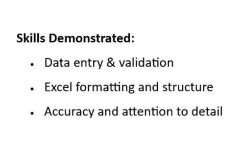Structured Data Entry \u0026 Cleanup