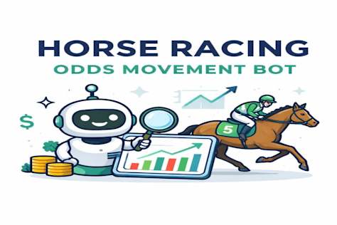 Horse racing odds movement  bot