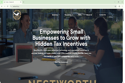 NestWorth - WordPress Financial Services Website