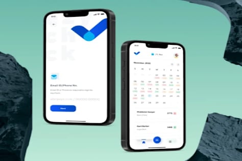 EZCheck – Fintech Mobile App UX/UI Design