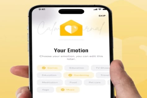 Calm Journal – Wellness & Mindfulness Mobile App Design