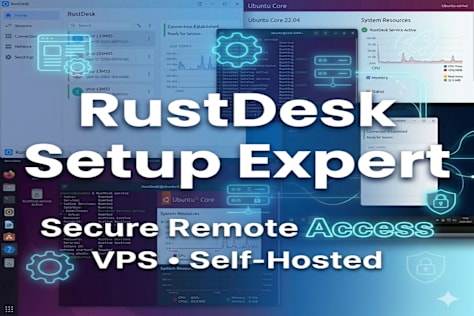 RustDesk Server & Custom Branded Client Configuration Remote Support Deployment