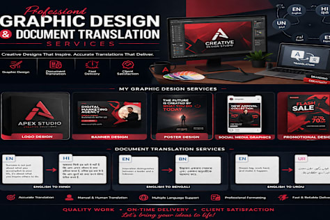 I am a designer and document translation