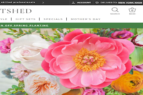 flower shopify store