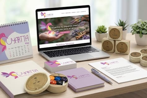 Brand identity system for organic wellness & packaging design