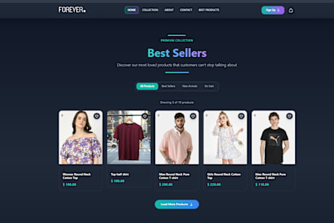 Full-featured online E-commerce web