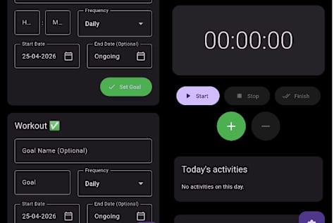 Productivity & Habit Tracking App