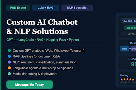 AI Chatbots & LLM-Powered Solutions