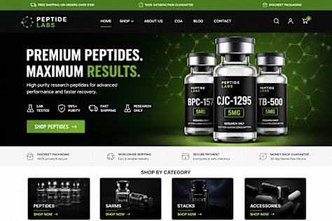 Professional Website Design for Health & Wellness Industry